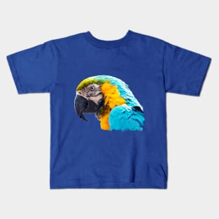 Macaw portrait Kids T-Shirt